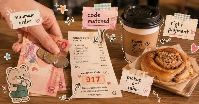 Minimum orders and cashier cash collection